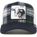 bone-trucker-azul-marinho-e-branco-vaca-cash-mooncow-uk-plaid-the-farm-da-goorin-bros