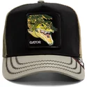 bone-trucker-preto-e-verde-crocodilo-gator-tri-tone-the-farm-da-goorin-bros