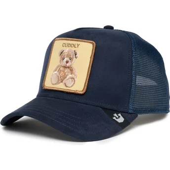 Boné trucker azul marinho urso da pelúcia The Cuddly Bear...