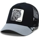 bone-trucker-preto-e-cinza-tigre-the-savage-tiger-big-cats-the-farm-da-goorin-bros