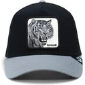 bone-trucker-preto-e-cinza-tigre-the-savage-tiger-big-cats-the-farm-da-goorin-bros