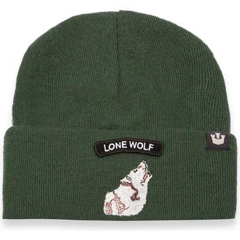 Gorro verde lobo Lone Wolf Soft Rock Wolf Classic Knit The Farm da Goorin Bros.