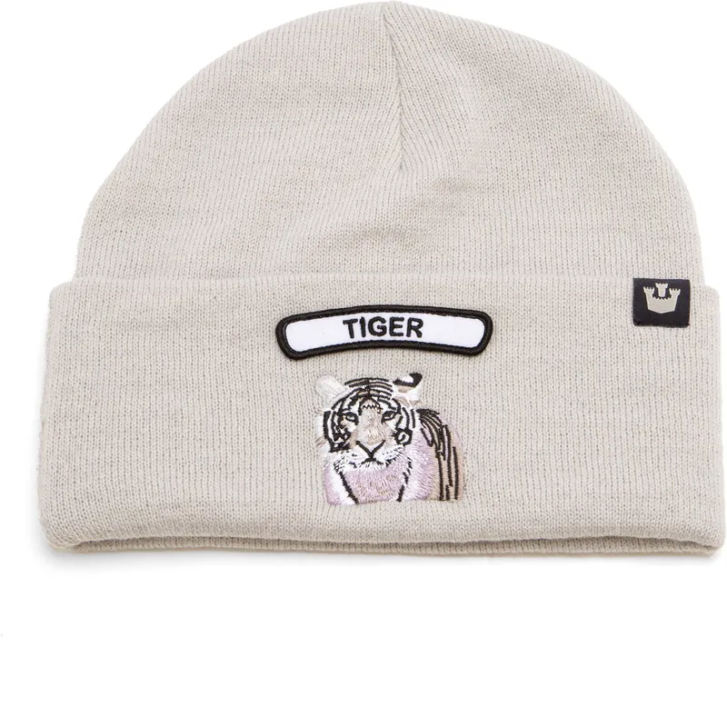 gorro-cinza-tigre-soft-rock-tiger-classic-knit-the-farm-da-goorin-bros