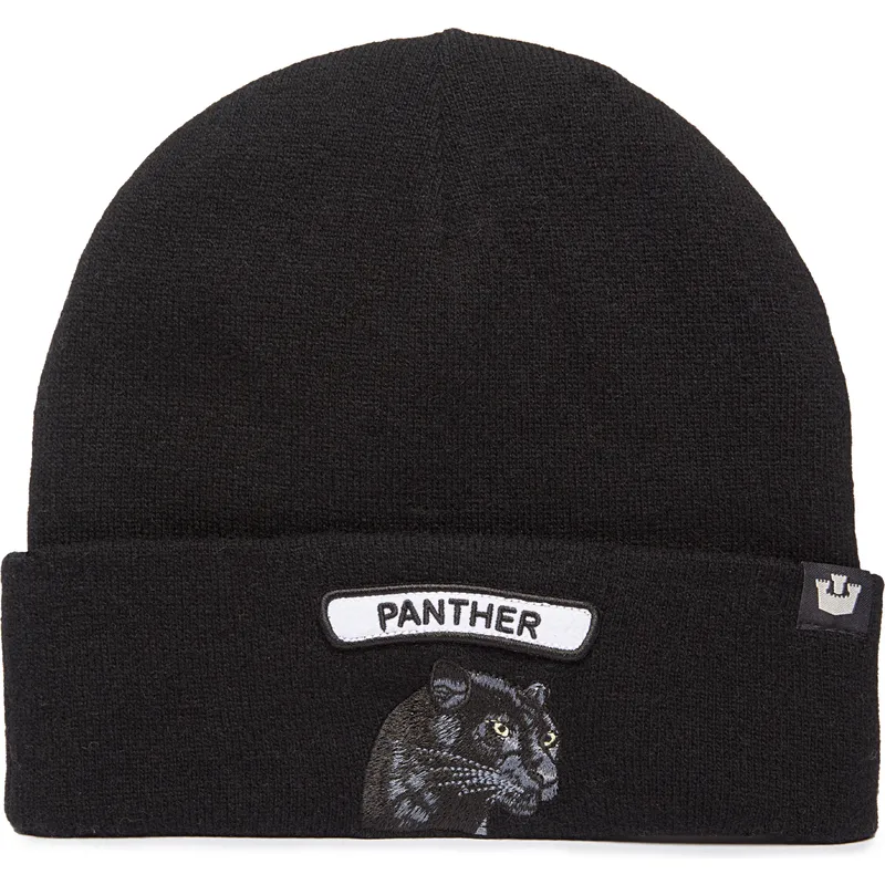 gorro-preto-pantera-soft-rock-panther-classic-knit-the-farm-da-goorin-bros