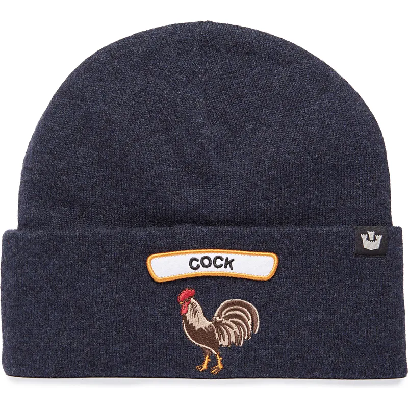 gorro-azul-marinho-galo-soft-rock-cock-classic-knit-the-farm-da-goorin-bros