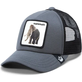 Boné trucker cinza para criança mamute Mammoth Fuzzy Trunk Extinct The Farm da Goorin Bros.