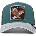 bone-trucker-verde-e-branco-aguia-fly-high-eagle-fan-the-farm-da-goorin-bros