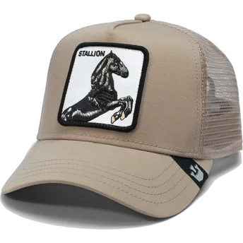 Boné trucker bege cavalo The Stallion The Farm da Goorin Bros.