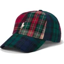 bone-curvo-multicolor-ajustavel-com-logo-branco-classic-sport-plaid-da-polo-ralph-lauren