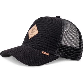 Boné trucker preto HFT Waffle Cord da Djinns