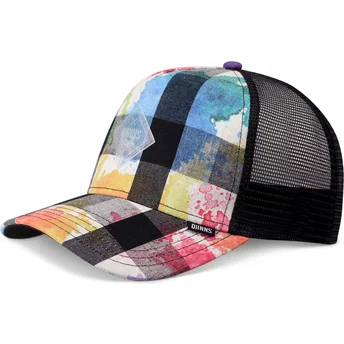 Boné trucker multicolor HFT Dirty Check da Djinns