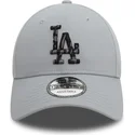 bone-curvo-cinza-ajustavel-9forty-seasonal-infill-da-los-angeles-dodgers-mlb-da-new-era