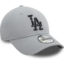 bone-curvo-cinza-ajustavel-9forty-seasonal-infill-da-los-angeles-dodgers-mlb-da-new-era