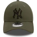 bone-curvo-verde-ajustavel-9forty-seasonal-infill-da-new-york-yankees-mlb-da-new-era