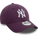 bone-curvo-violeta-ajustavel-9forty-league-essential-da-new-york-yankees-mlb-da-new-era