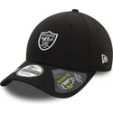 bone-curvo-preto-ajustavel-9forty-repreve-mini-logo-da-las-vegas-raiders-nfl-da-new-era