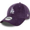 bone-curvo-violeta-ajustavel-9forty-cord-da-los-angeles-dodgers-mlb-da-new-era