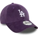 bone-curvo-violeta-ajustavel-9forty-cord-da-los-angeles-dodgers-mlb-da-new-era