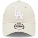 bone-curvo-bege-ajustavel-9forty-league-essential-da-los-angeles-dodgers-mlb-da-new-era