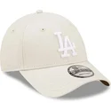 bone-curvo-bege-ajustavel-9forty-league-essential-da-los-angeles-dodgers-mlb-da-new-era