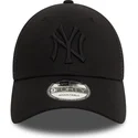 bone-trucker-preto-ajustavel-com-logo-preto-9forty-home-field-da-new-york-yankees-mlb-da-new-era