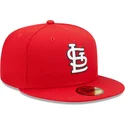 bone-plano-vermelho-justo-59fifty-ac-perf-da-st-louis-cardinals-mlb-da-new-era