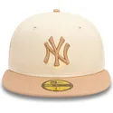 bone-plano-bege-e-castanho-justo-59fifty-side-patch-da-new-york-yankees-mlb-da-new-era