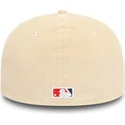 bone-curvo-bege-e-azul-marinho-justo-59fifty-low-profile-cord-da-new-york-yankees-mlb-da-new-era