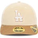 bone-curvo-bege-e-castanho-justo-59fifty-low-profile-cord-da-los-angeles-dodgers-mlb-da-new-era