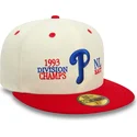 bone-plano-bege-e-vermelho-justo-59fifty-93-division-da-philadelphia-phillies-mlb-da-new-era