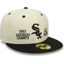 bone-plano-bege-e-preto-justo-59fifty-93-division-da-chicago-white-sox-mlb-da-new-era