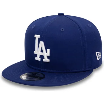 Boné plano azul snapback 9FIFTY Team Colour da Los Angeles Dodgers MLB da New Era