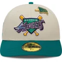 bone-curvo-bege-e-verde-justo-59fifty-pin-da-anaheim-angels-mlb-da-new-era