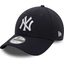 bone-curvo-azul-marinho-ajustavel-9forty-side-patch-da-new-york-yankees-mlb-da-new-era