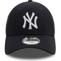 bone-curvo-azul-marinho-ajustavel-9forty-side-patch-da-new-york-yankees-mlb-da-new-era