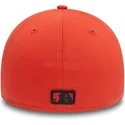 bone-curvo-laranja-justo-com-logo-preto-39thirty-league-essential-da-new-york-yankees-mlb-da-new-era