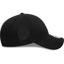 bone-curvo-preto-justo-com-logo-preto-39thirty-monochrome-da-new-york-yankees-mlb-da-new-era