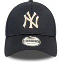 bone-curvo-azul-marinho-ajustavel-9forty-pivot-knit-da-new-york-yankees-mlb-da-new-era