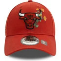 bone-curvo-laranja-ajustavel-9forty-flower-icon-da-chicago-bulls-nba-da-new-era