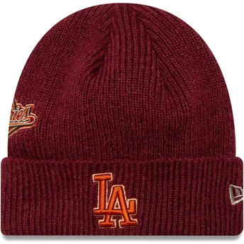 Gorro vermelho World Series Patch da Los Angeles Dodgers MLB da New Era