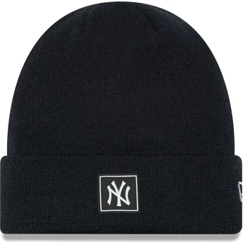 Gorro preto Team Cuff da New York Yankees MLB da New Era