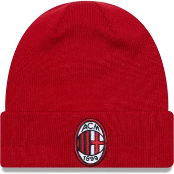 Gorro vermelho Core Cuff da AC Milan Serie A da New Era