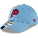 bone-curvo-azul-claro-ajustavel-9twenty-core-classic-da-philadelphia-phillies-mlb-da-new-era