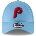 bone-curvo-azul-claro-ajustavel-9twenty-core-classic-da-philadelphia-phillies-mlb-da-new-era