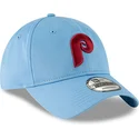 bone-curvo-azul-claro-ajustavel-9twenty-core-classic-da-philadelphia-phillies-mlb-da-new-era