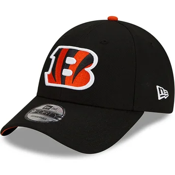 Boné curvo preto ajustável 9FORTY The League da Cincinnati Bengals NFL da New Era