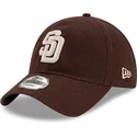 bone-curvo-castanho-ajustavel-9twenty-core-classic-da-san-diego-padres-mlb-da-new-era