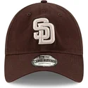 bone-curvo-castanho-ajustavel-9twenty-core-classic-da-san-diego-padres-mlb-da-new-era