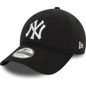 bone-curvo-preto-ajustavel-9twenty-washed-da-new-york-yankees-mlb-da-new-era