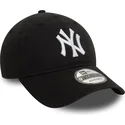 bone-curvo-preto-ajustavel-9twenty-washed-da-new-york-yankees-mlb-da-new-era